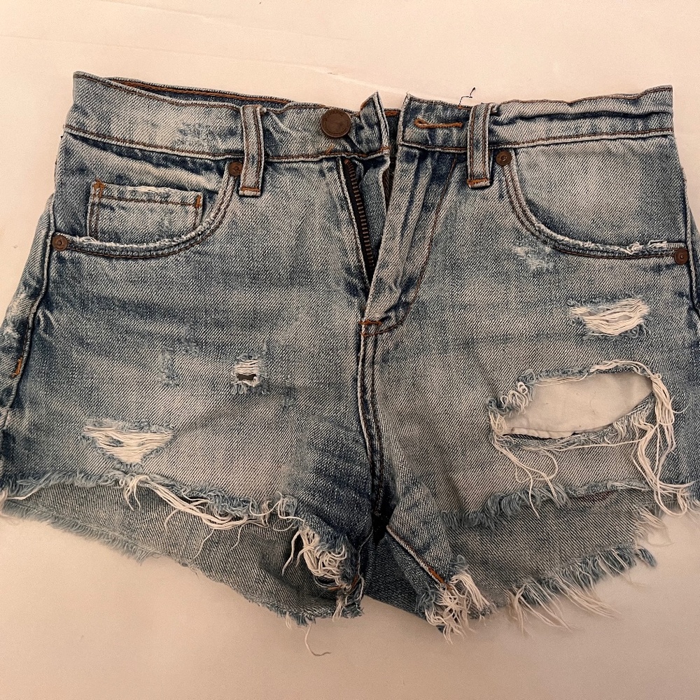 Blank NYC - Mid-Rise Denim Shorts (size 24)